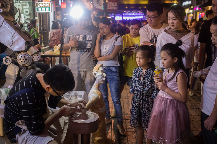 La bulliciosa vida nocturna de Wuxi