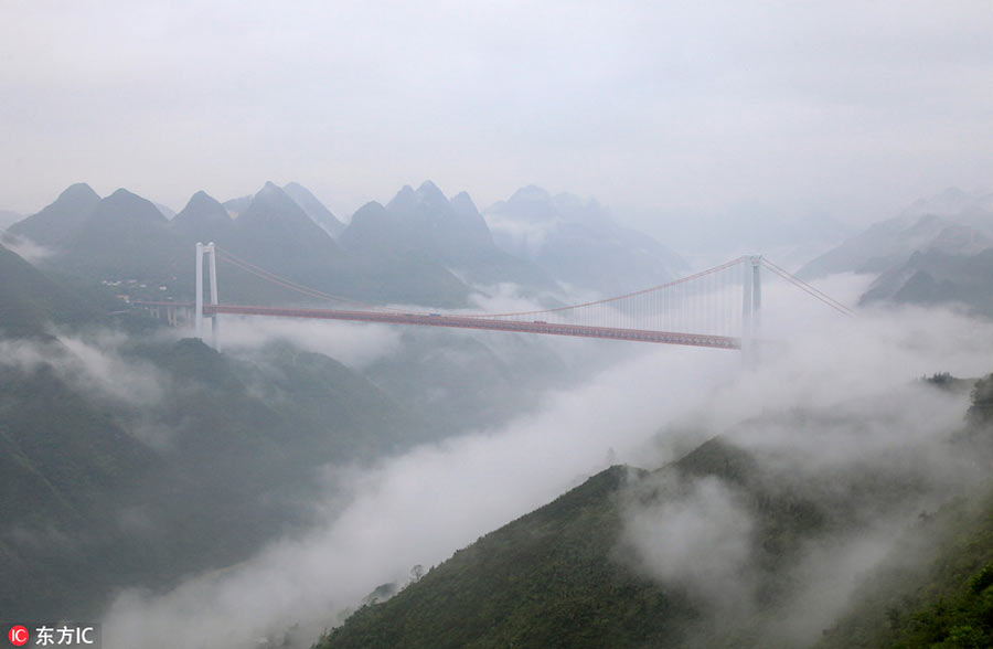 Beipanjiang: el puente chino más alto del mundo