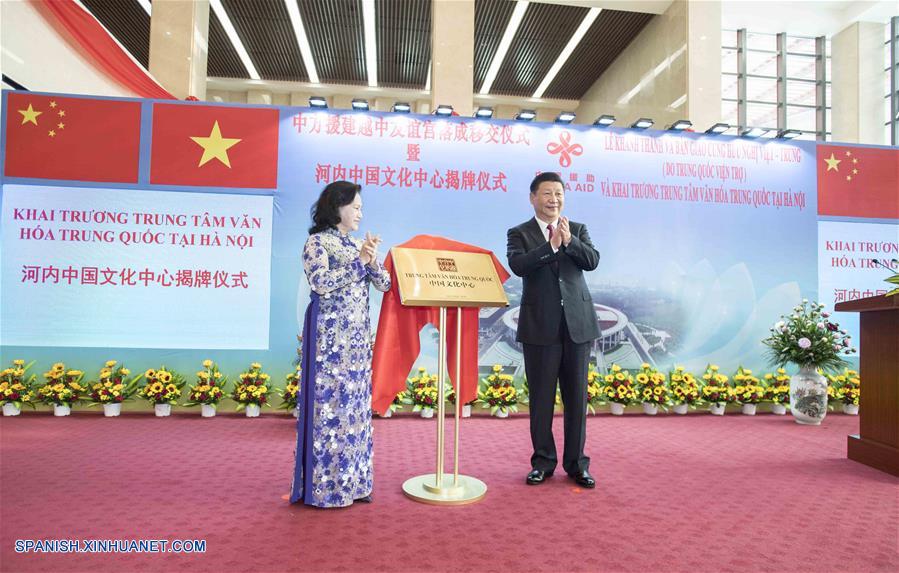 Presidente Xi inaugura Palacio de la Amistad Vietnam-China