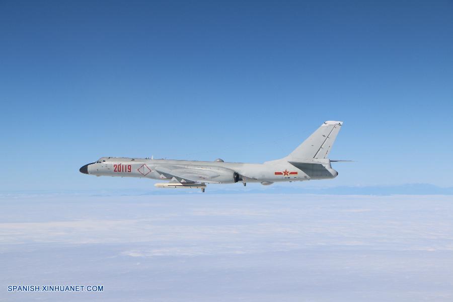 Fuerza aérea china realiza ejercicio de patrulla