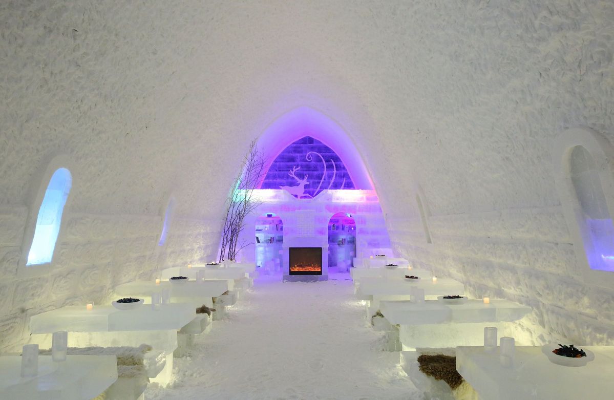 China inaugura en Mongolia Interior su primer hotel de hielo 