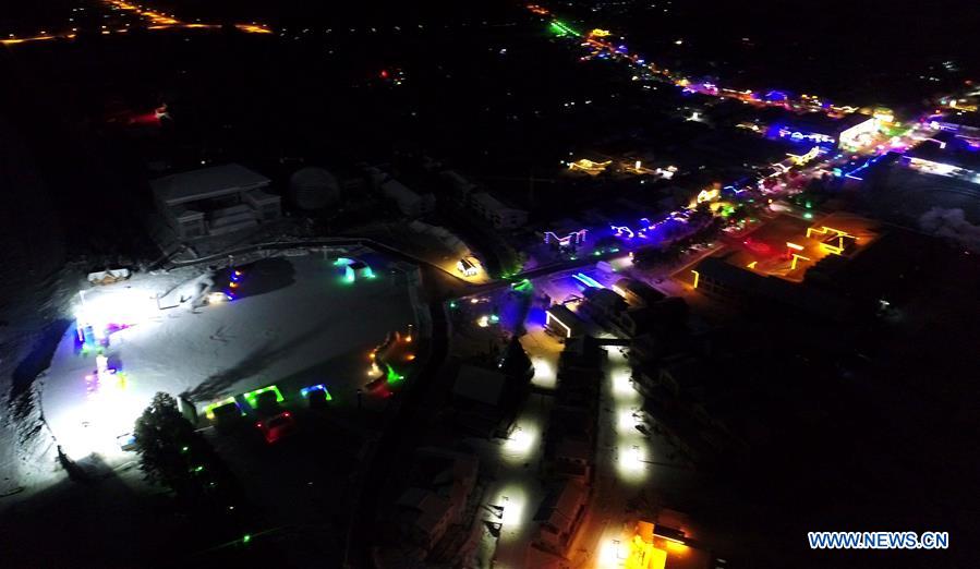 Bello paisaje en la aldea Beiji, ubicada en Mohe, provincia de Heilongjiang, China, 27 de enero del 2018. (Foto: Wang Kai)