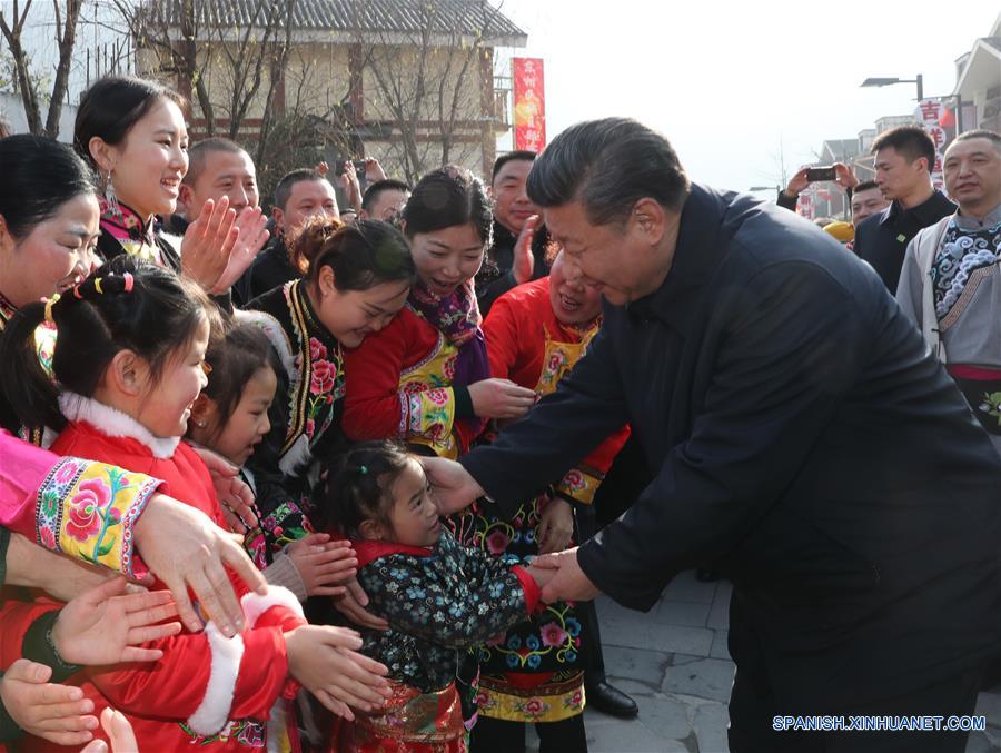 "Mi trabajo es servir al pueblo", dice Xi Jinping en inspección de A?o Nuevo Lunar