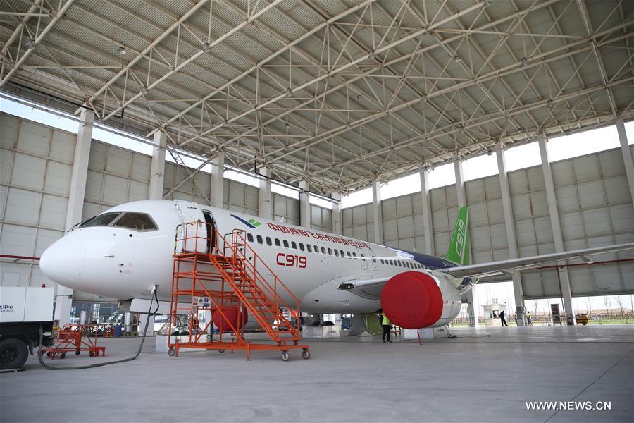 El segundo prototipo del avión C919 volará en abril