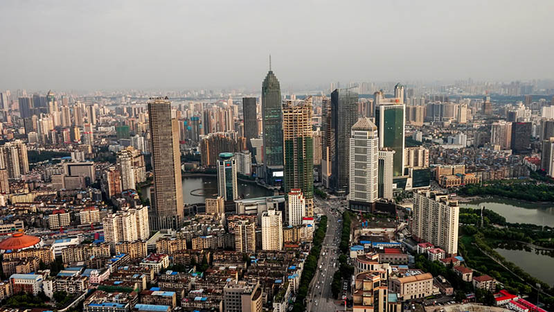 Foto tomada por Denis Kim, estudiante ruso que estudia idioma chino en Wuhan, provincia de Hubei. [Foto: proporcionada] 