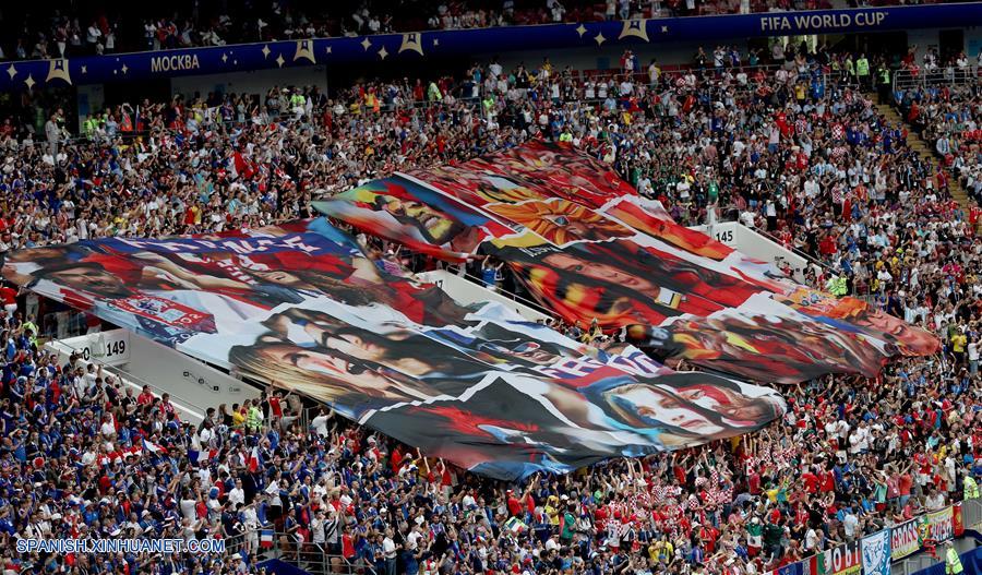 La ceremonia de cierre de la Copa Mundial de la FIFA Rusia 2018