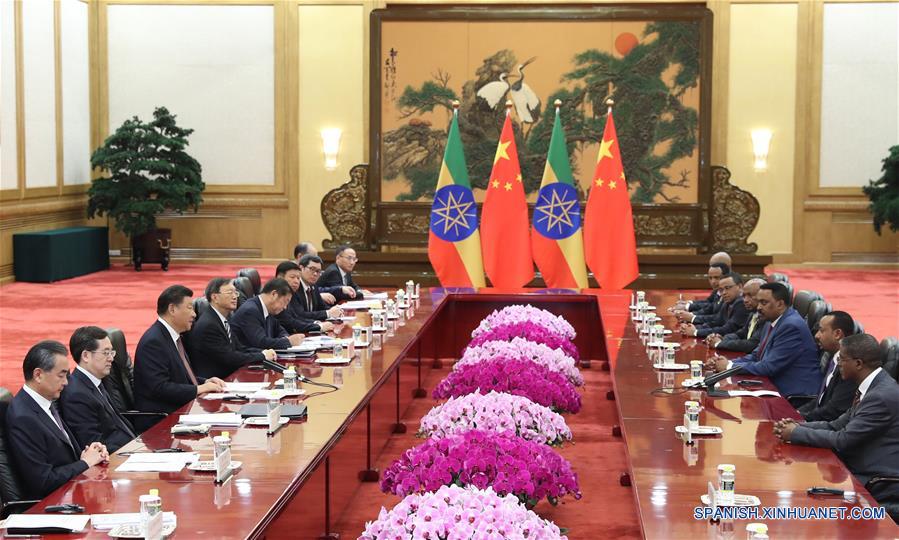 Presidente Xi se reúne con primer ministro de Etiopía