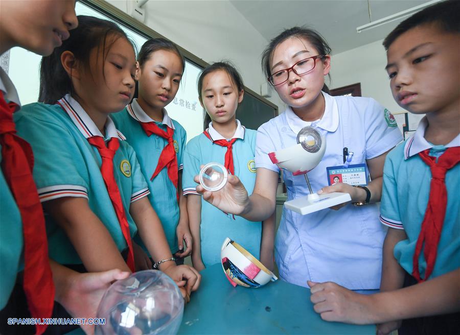 Popularizan el conocimiento de proteger los ojos en China