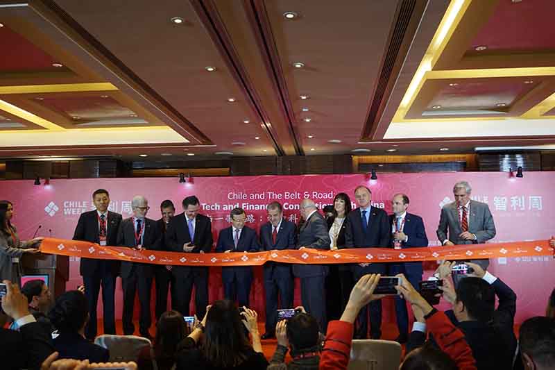 La ceremonia de inauguración de la Semana de Chile. (Foto: Wu Sixuan / Pueblo en Línea)