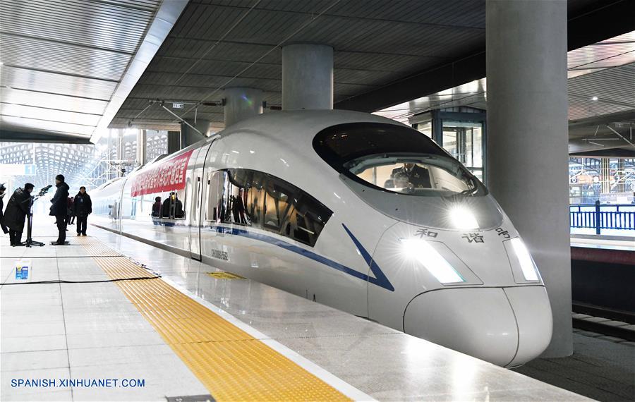 Tren de alta velocidad empieza a circular en región más fría de China