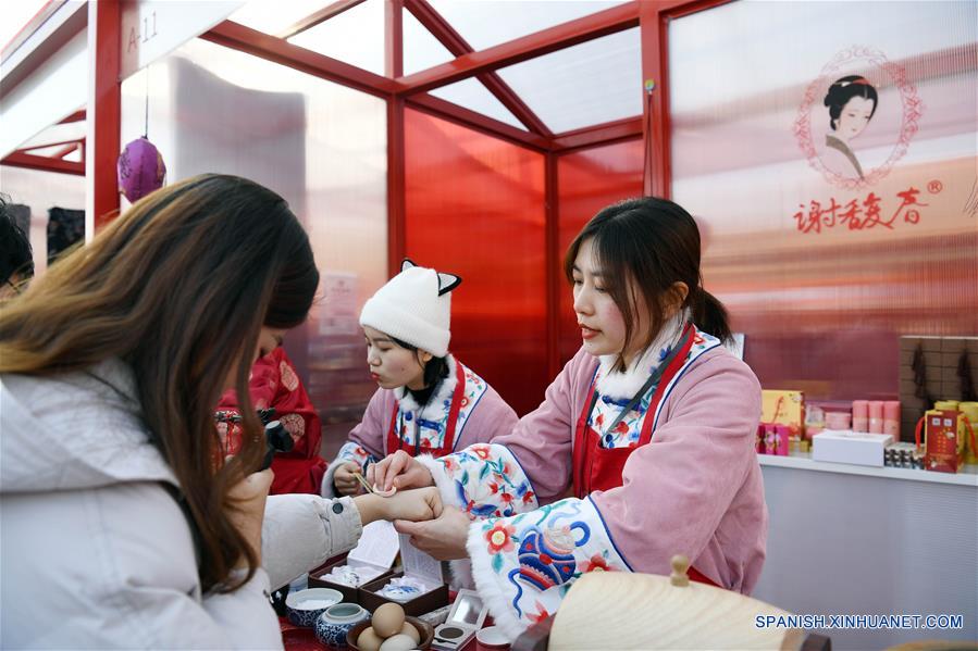 Una feria en el Museo del Palacio en Beijing