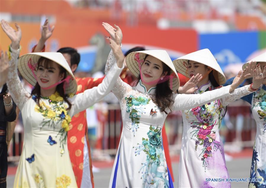 Desfile de Civilización Asiática en Beijing