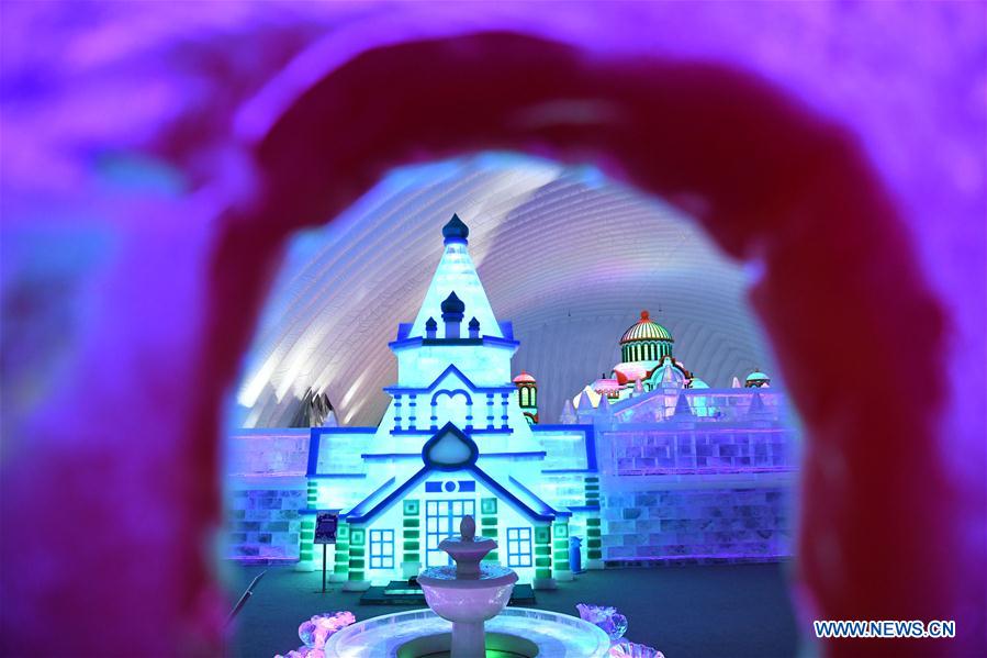 Parque Cubierto Temático de Hielo y Nieve en Harbin