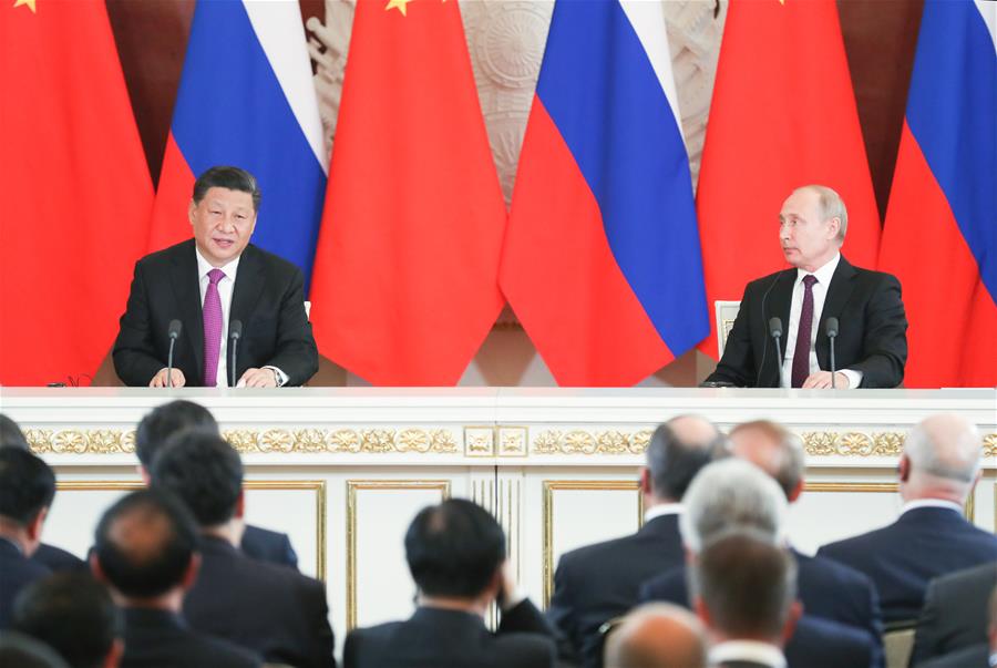 China y Rusia acuerdan elevar lazos a asociación estratégica integral de coordinación de la nueva era