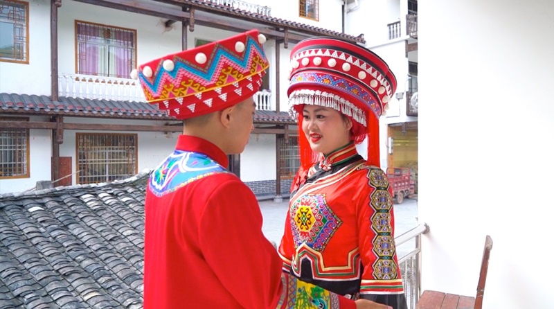 Tradicional "Encuentro de Hijas" de 2020, en Enshi, China.