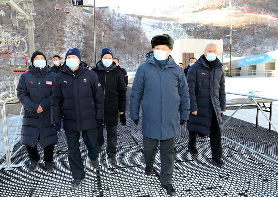 Xi inspecciona trabajo preparatorio para Juegos Olímpicos y Paralímpicos de Invierno de Beijing 2022