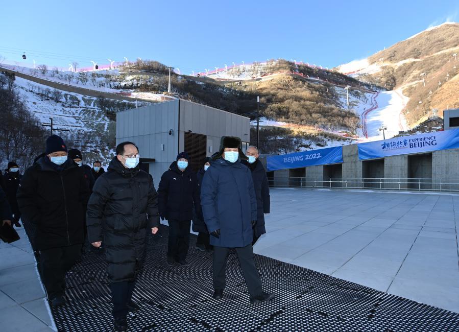 Xi inspecciona trabajo preparatorio para Juegos Olímpicos y Paralímpicos de Invierno de Beijing 2022