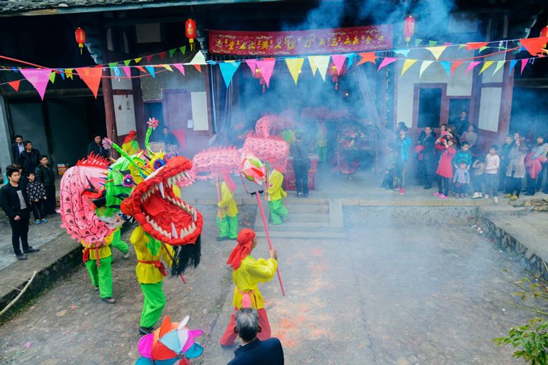 Niangzhai, castillo tradicional chino en la aldea Liangzhai, Fuzhou, provincia de Fujian, tiene más de 300 a?os de historia y cubre un área de más de 7.000 metros cuadrados. [Foto: Zhu Xianghao/ China Daily]