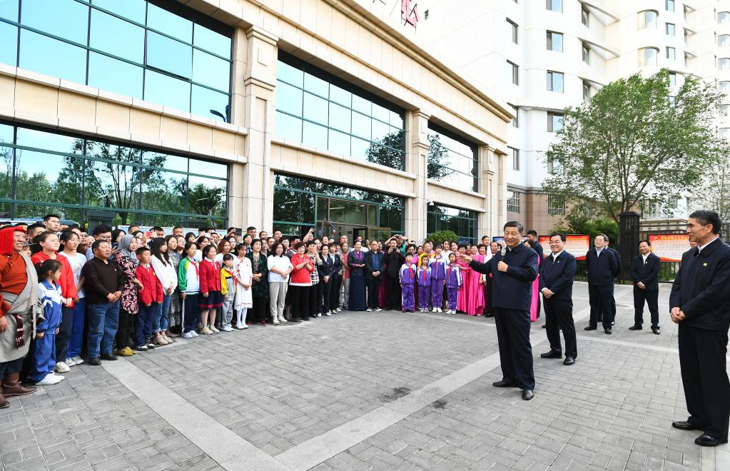 Xi inspecciona Qinghai, en noroeste de China