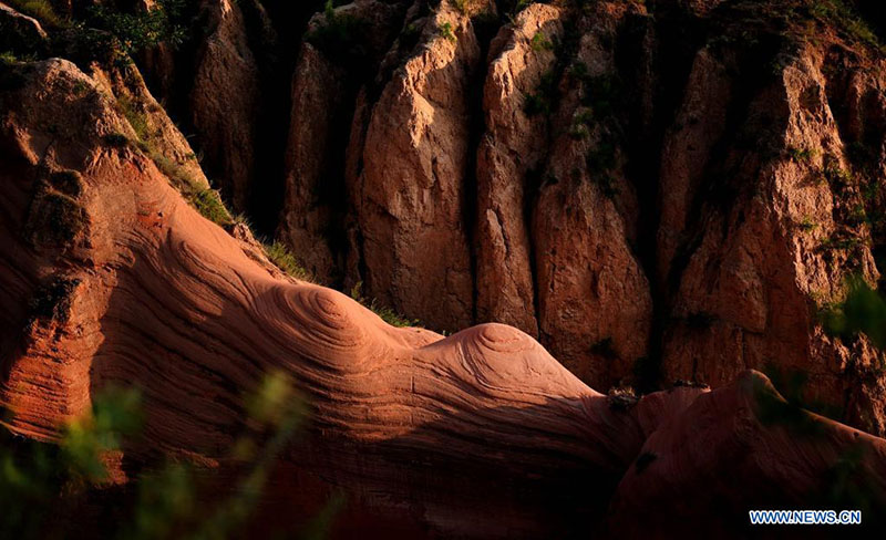 Relieve Danxia en Jingbian, Shaanxi