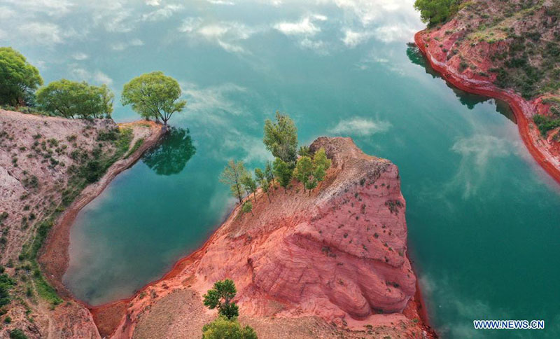 Relieve Danxia en Jingbian, Shaanxi