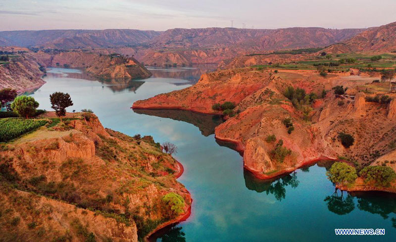 Relieve Danxia en Jingbian, Shaanxi