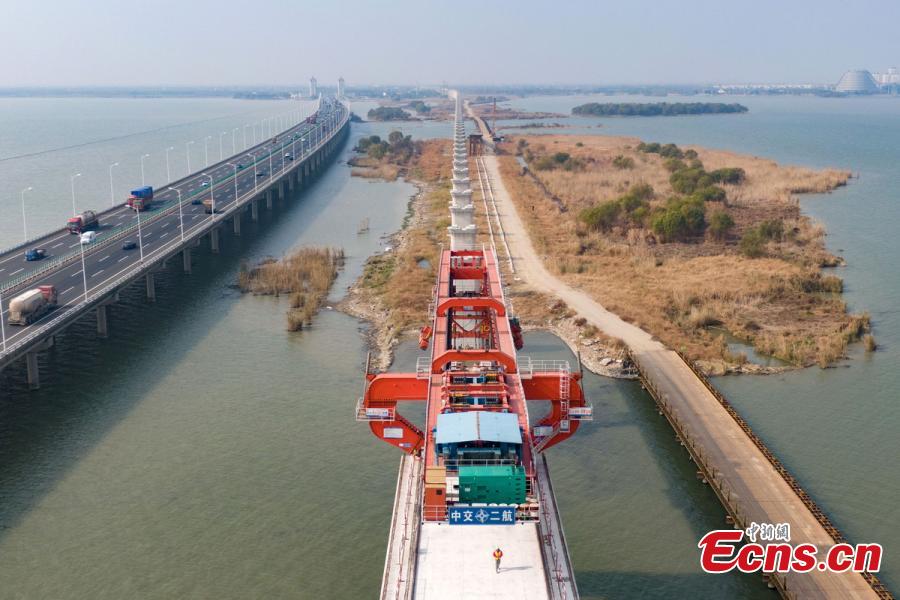 Se acelera la construcción del ferrocarril interurbano a lo largo del río Yangtze