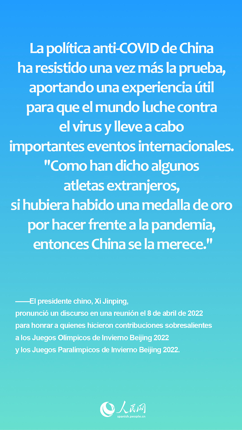 Xi pronuncia discurso en reunión de elogio a modelos a seguir de Olímpicos y Paralímpicos de Invierno de Beijing