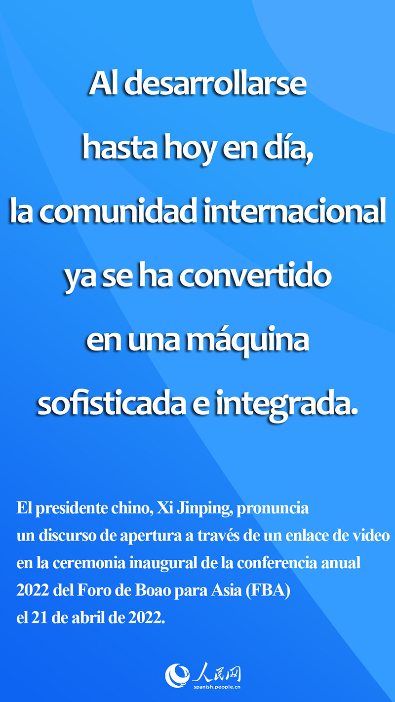 Los puntos destacados del discurso de apertura de Xi Jinping en la conferencia anual del Foro Boao