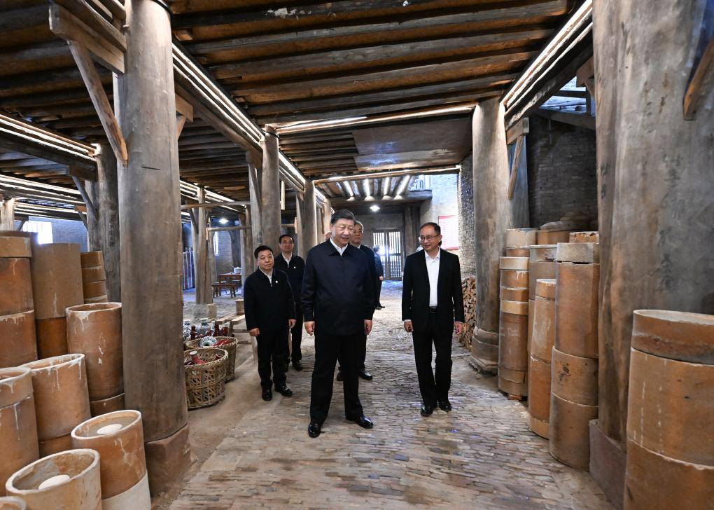 Xi inspecciona ciudades de Jingdezhen y Shangrao en provincia oriental china de Jiangxi