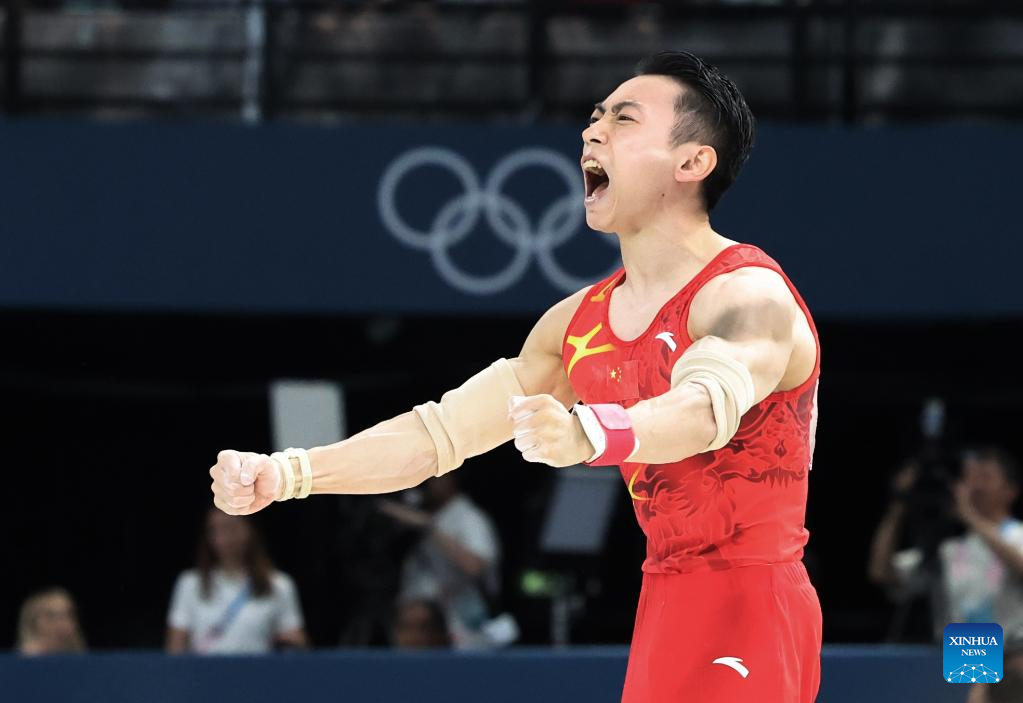 Zou Jingyuan gana segundo oro para la gimnasia china en los JJ. OO. de París 2024