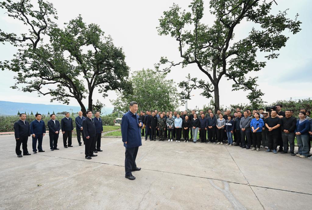 Xi realiza inspecciones en provincias de Shaanxi y Gansu en el noroeste de China