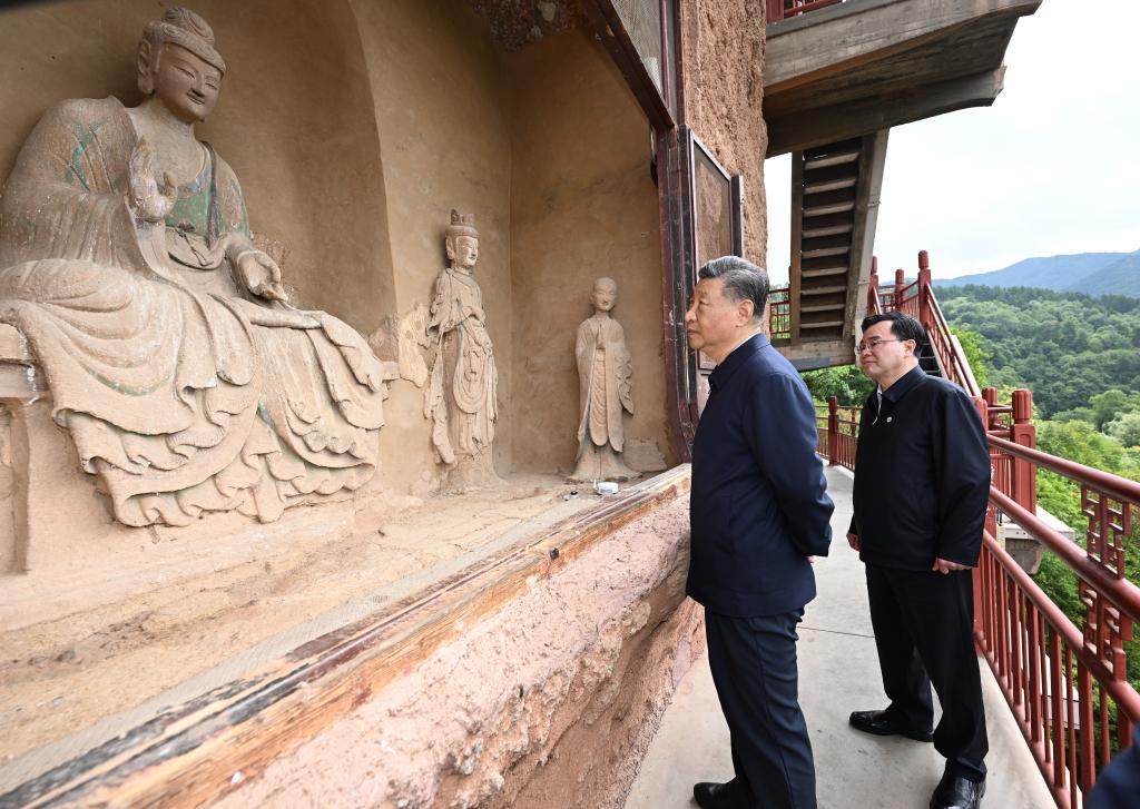 Xi realiza inspecciones en provincias de Shaanxi y Gansu en el noroeste de China