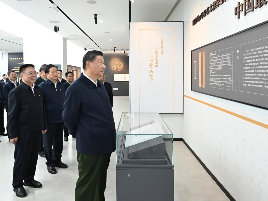 Xi inspecciona provincia central china de Hubei