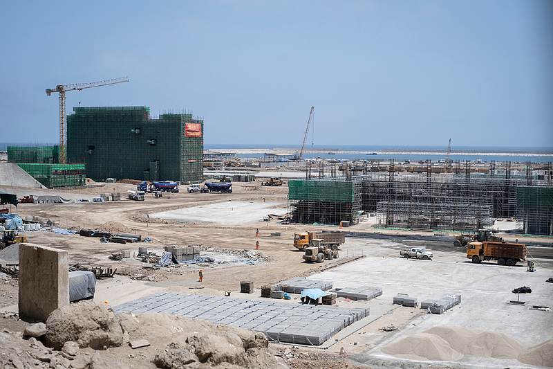 El puerto de Chancay, ubicado al norte de la capital de Perú, Lima, a cargo de una empresa china, 5 de marzo del 2024. (Foto: VCG)