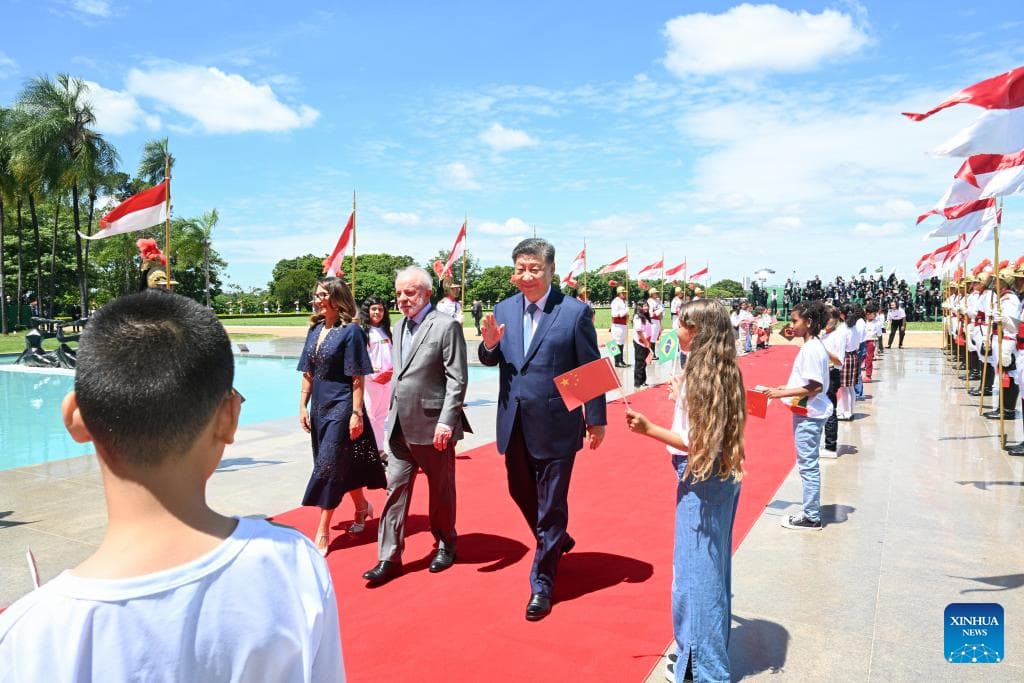 China y Brasil deciden elevar lazos durante reunión entre Xi y Lula