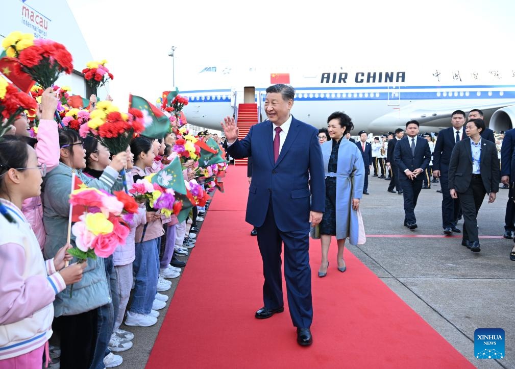 Xi llega a Macao para celebraciones de aniversario y gira de inspección